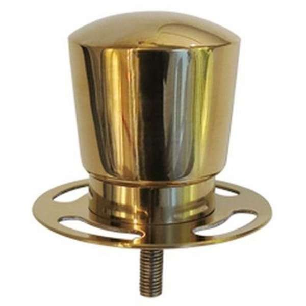 Topp för surrningsstång med rep - guldfärg