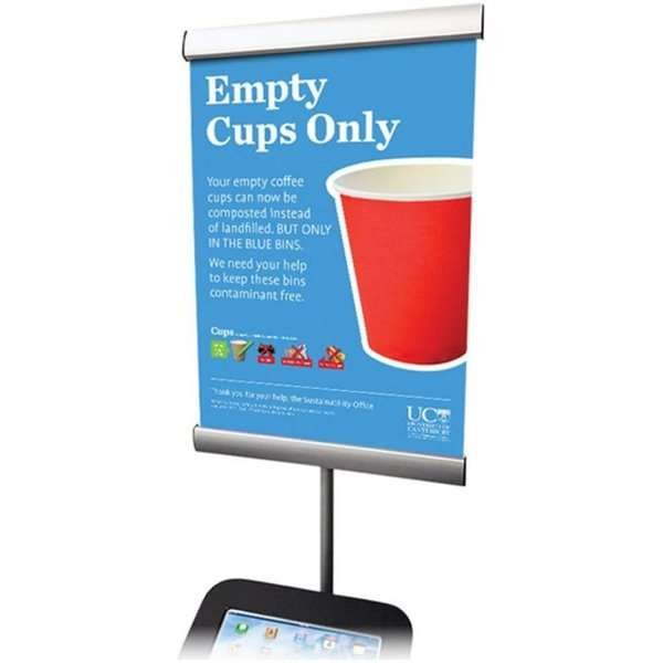 Bannerhållare A3 för iPad Stand