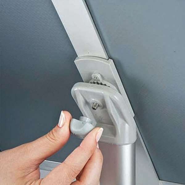 Expo Info stativ - A4 - silver