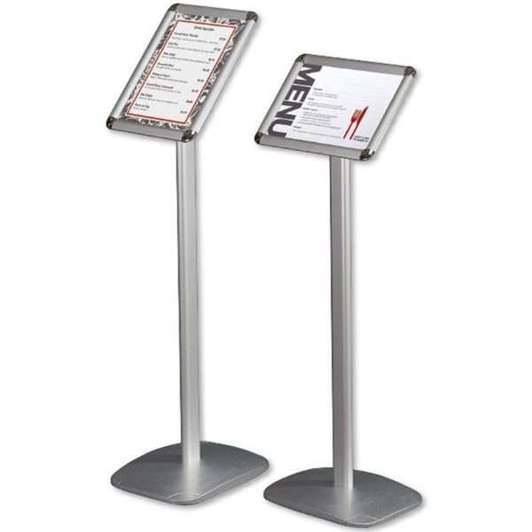 Expo Info stativ - A4 - silver