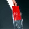 Akryl Info-ställ med broschyrhållare vertikal - A4 - 21x29,7 cm #3