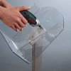 Expo Broschyrstativ horisontellt - A4 - 21x29,7 cm - silver #3