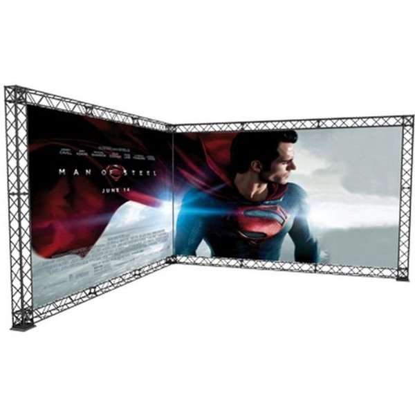 Crown Truss 15 L-form 4 x 4 m - svart