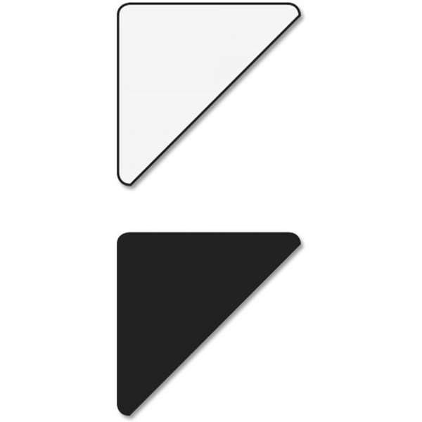 CROWN Truss Bänkskiva, 95x95cm Triangel