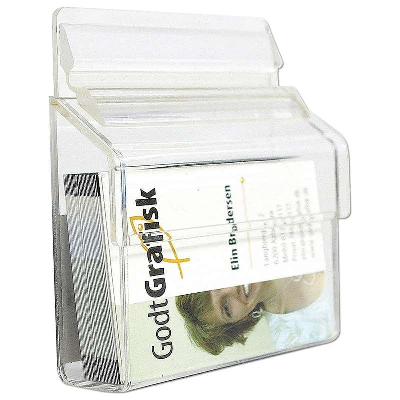 Visitkortshållare, utomhus, horisontell, för visitkort