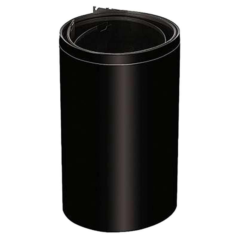 Svart PVC-panelsats för enkelsidig popup-vägg, rak, 3 sektioner