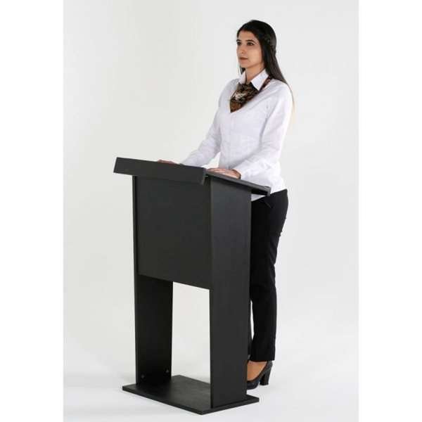 Wood Podium - Svart - Talerstol i sort