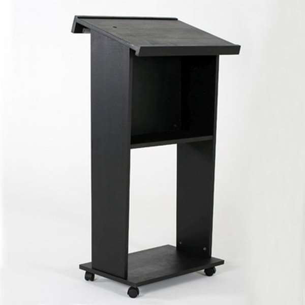 Wood Podium - Svart - Talerstol i sort