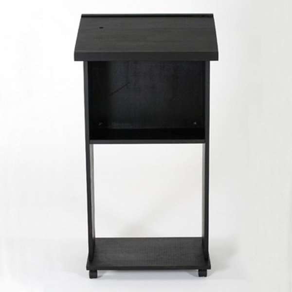 Wood Podium - Svart - Talerstol i sort