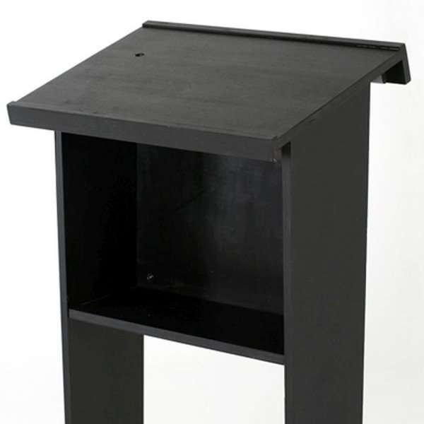 Wood Podium - Svart - Talerstol i sort