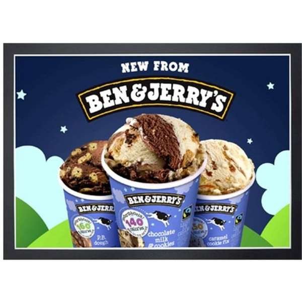 Sj&auml;lvh&auml;ftande affischram, plast m/magnet&ouml;ppning, A3, svart