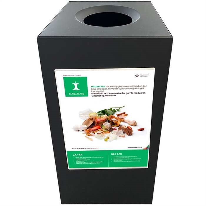 Waste Bin, svart, maxi 120 L