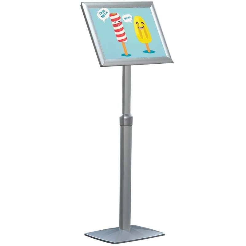 Flex Info stativ justerbart - A3 - silver