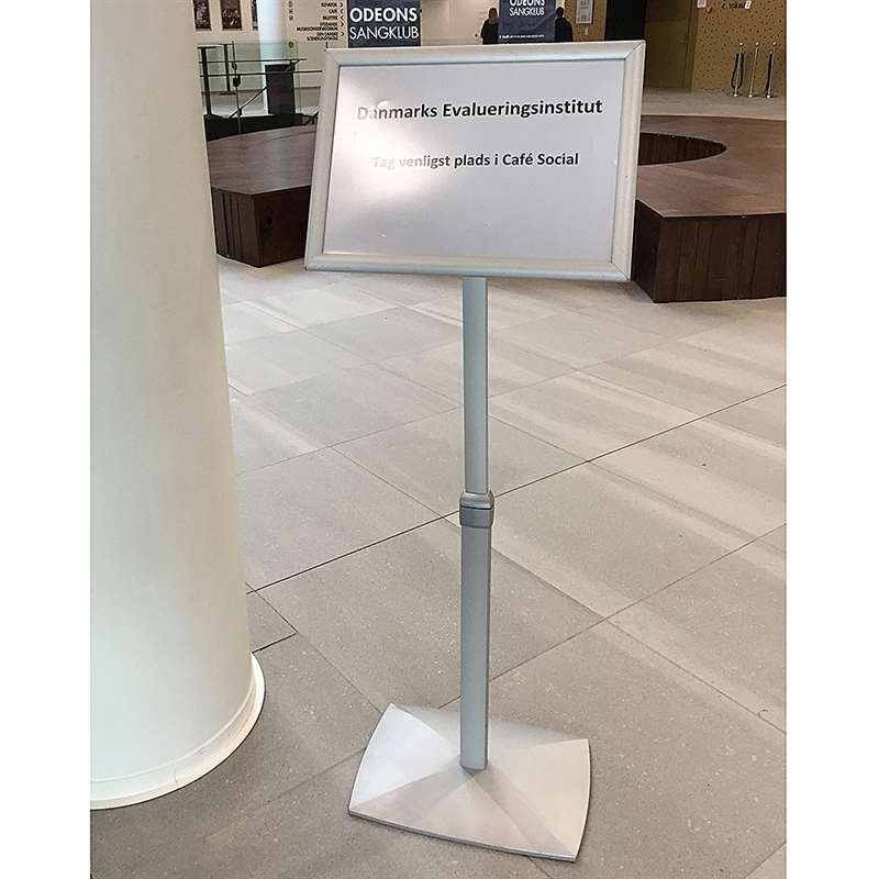 Flex Info stativ justerbart - A3 - silver