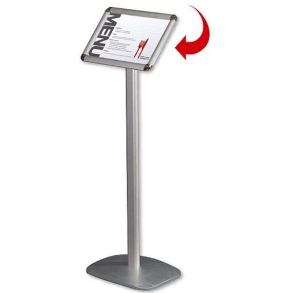 Expo Info stativ - A4 - silver