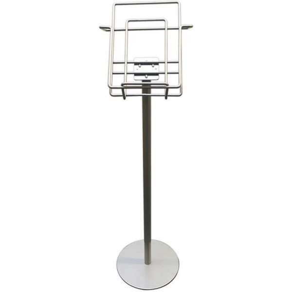 Trådbroschyrställ - A4 - 21x29,7 cm - silver