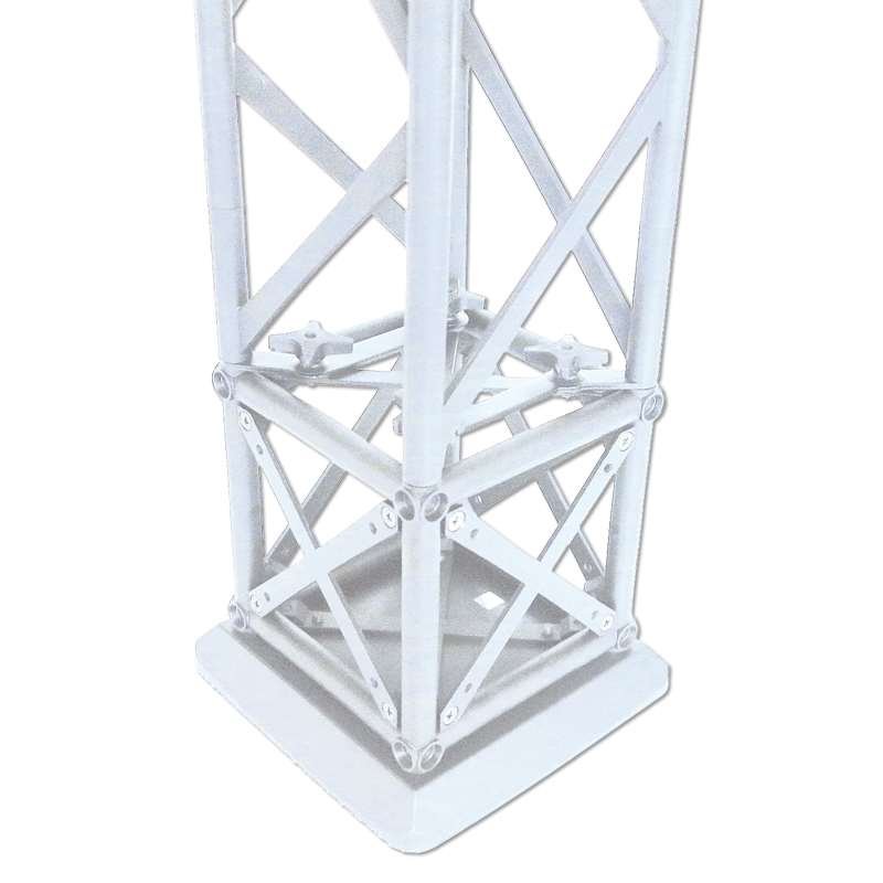 CROWN TRUSS 10x10, Bas 19,5x19,5cm - Vit