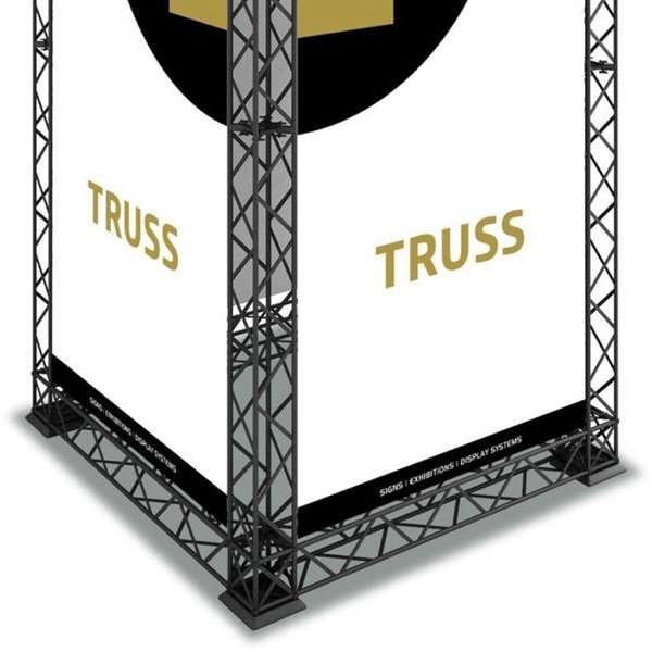 CROWN TRUSS 10x10, Sockel 19,5x19,5cm