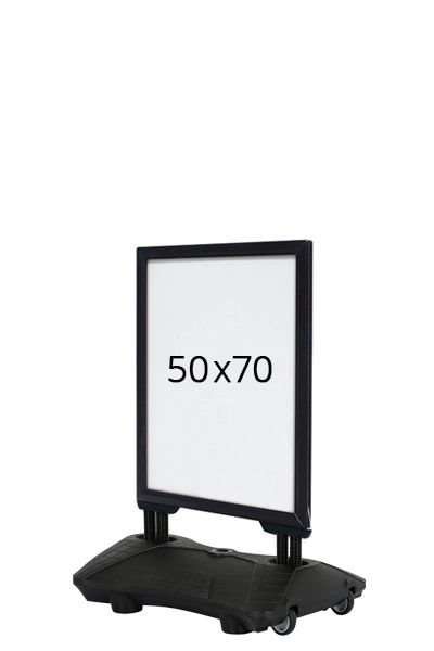Wind-Sign Waterbase Budget Gatupratare- 50x70 cm - svart