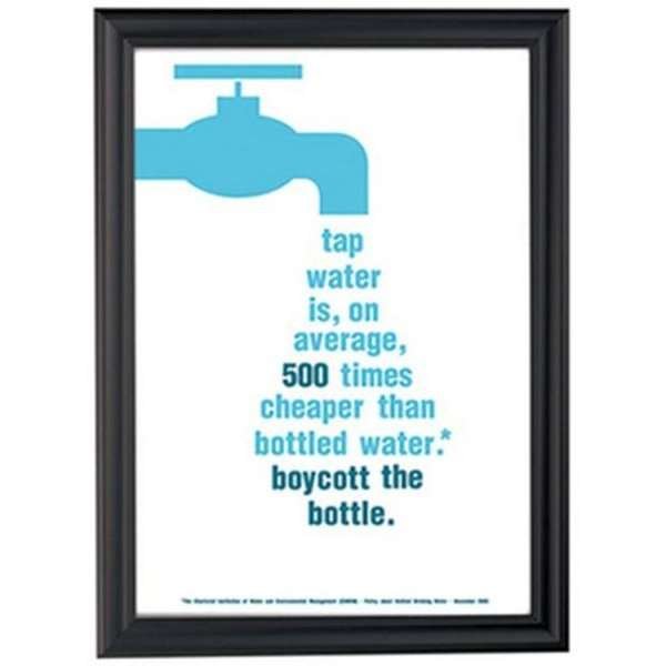 Antik Alu snäppramar - 40 mm - 50x70 cm - sort