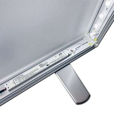 LED -Tex Light stand display dubbelsidig 85x200cm