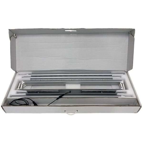 LED -Tex Light stand display dubbelsidig 100 x 200 cm