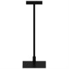 Design Stand, bord skilt med akrylholder horisontal A5, sort, XX cm høj - komplet sæt - stykliste #4