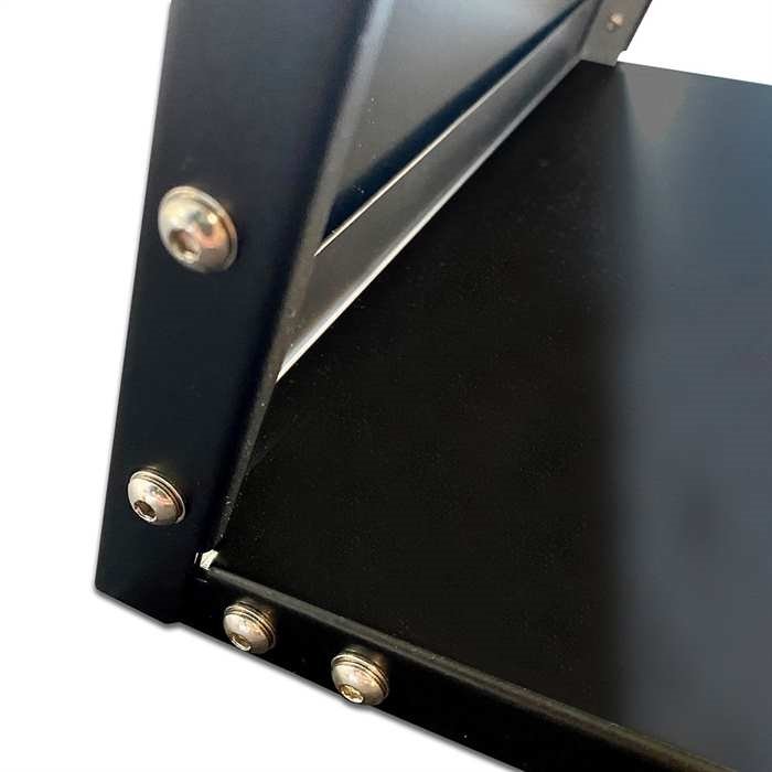 Design Stand broschyrhållare i stål A4/M65 med 6/12 fickor, svart