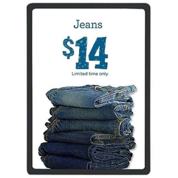 Flex Plastprisram dubbelsidig - A5 - svart