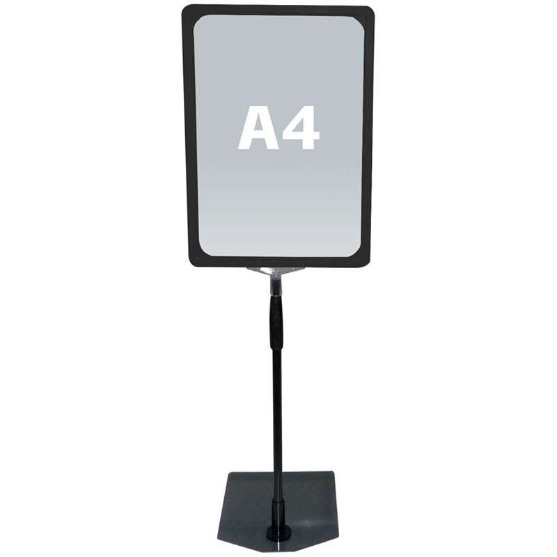 Flex Stativ med svart plastram, A4
