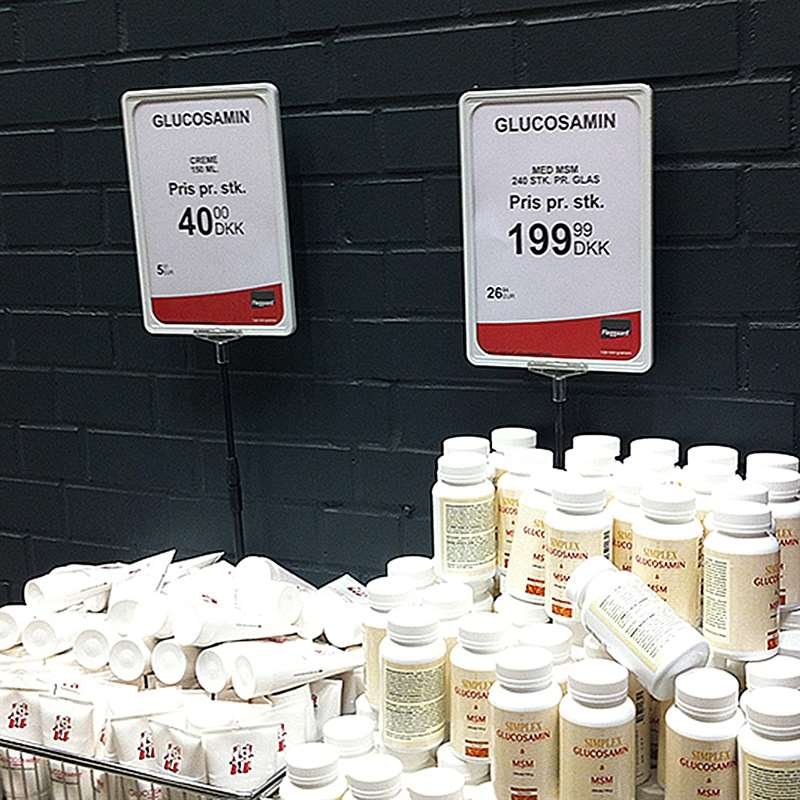 Flex Stativ med vit plastram, A5