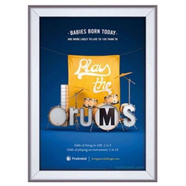 Alu sn&auml;ppramar - 32 mm - A3 - silver