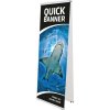 Quick Banner Dubbelsidig utan banderoll och tryck - 80x200cm #1