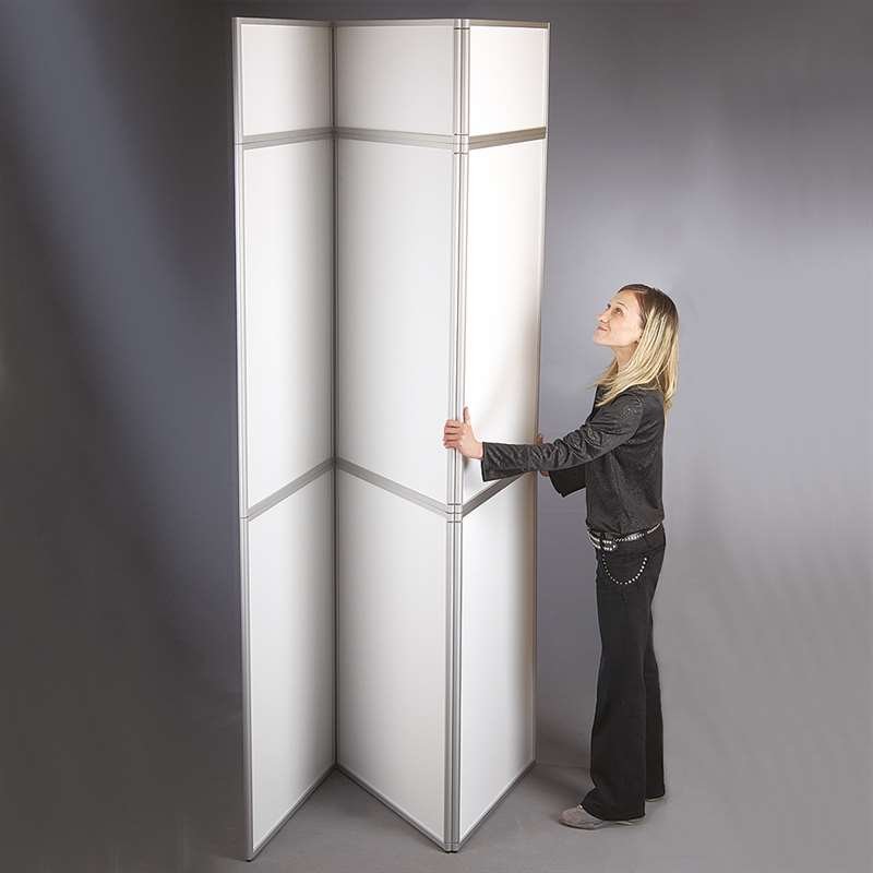 Expo Wall utställningsvägg, 4 sektioner, 292 x 239 cm