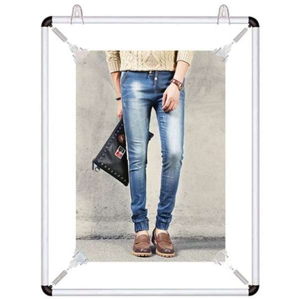 Posterbåre Affischram dubbelsidig - A1 - silver