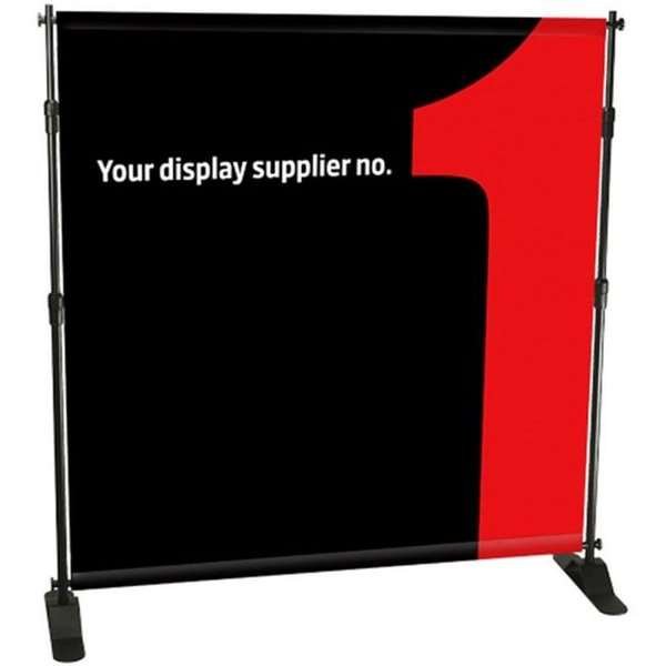 Banner Wall Teleskop, max. 240x240cm, sort