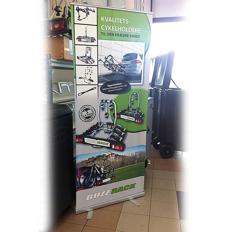 Basic Roll-up enkelsidig - 85x200 cm - silver