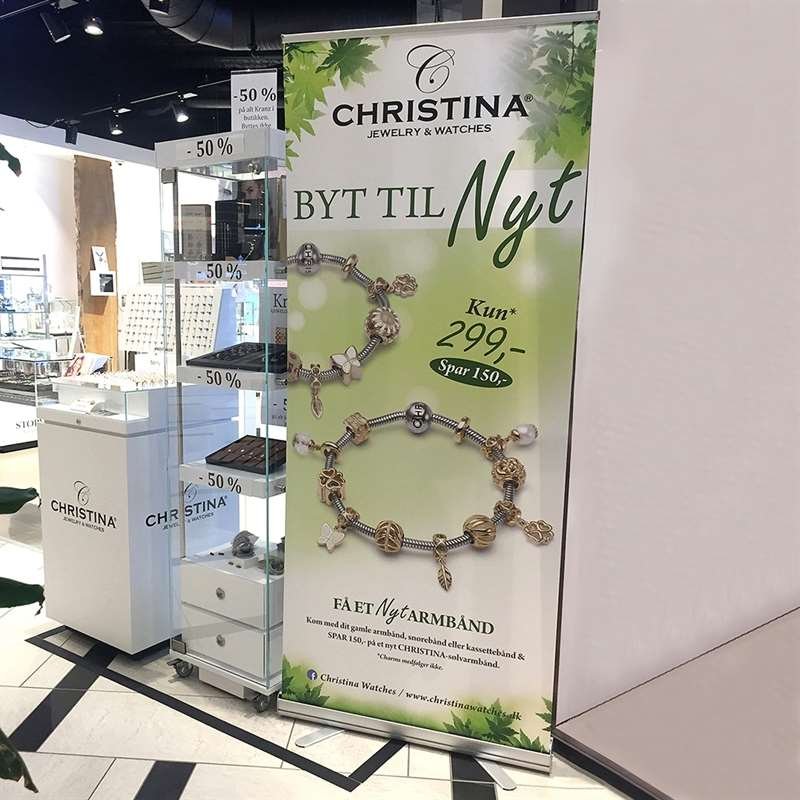 Basic Roll-up enkelsidig - 85x200 cm - silver