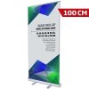 Basic Roll-up enkelsidig - 100x200 cm - silver #1