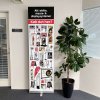 Basic Roll-up enkelsidig - 30x180 cm - silver #11