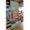 Budget Roll-up enkelsidig - 85x200 cm - silver - med banderoll och tryck #9