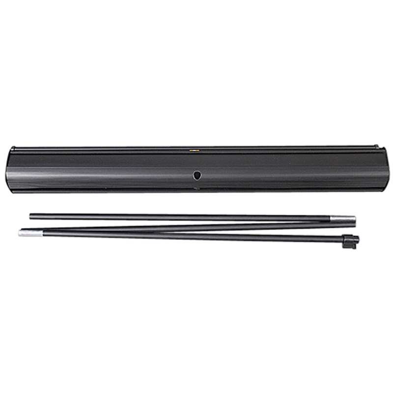 Basic Roll-up kassett, svart, enkelsidig, 60 x 200 cm