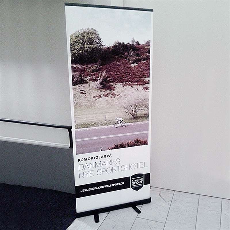 Basic Roll-up kassett, svart, enkelsidig, 60 x 200 cm
