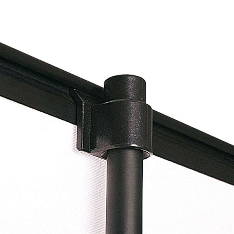 Basic Roll-up kassett, svart, enkelsidig, 60 x 200 cm