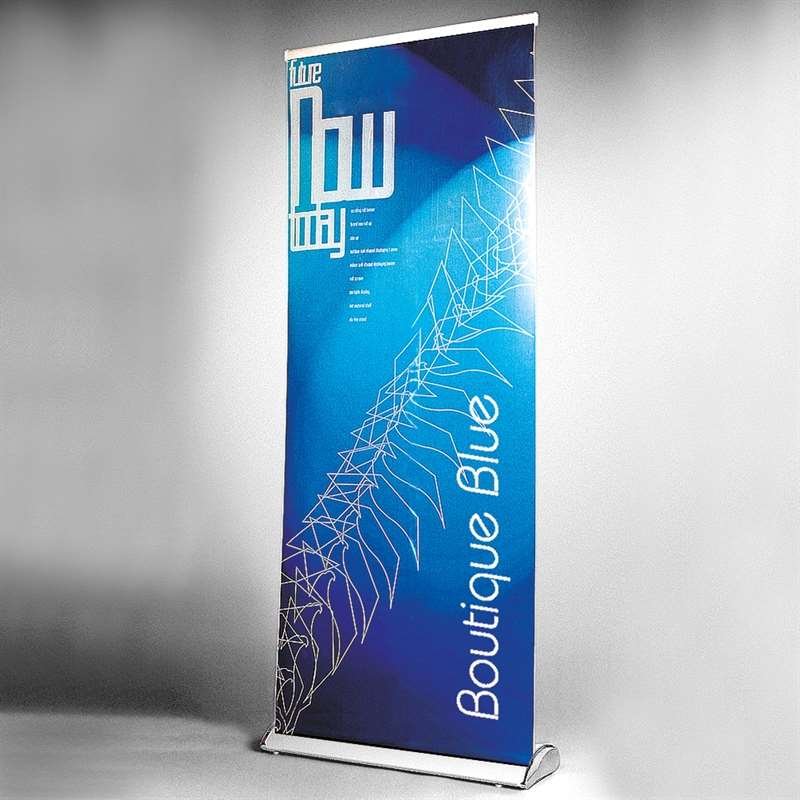 Expo Roll-up, silver, enkelsidig, 56 x 240 cm