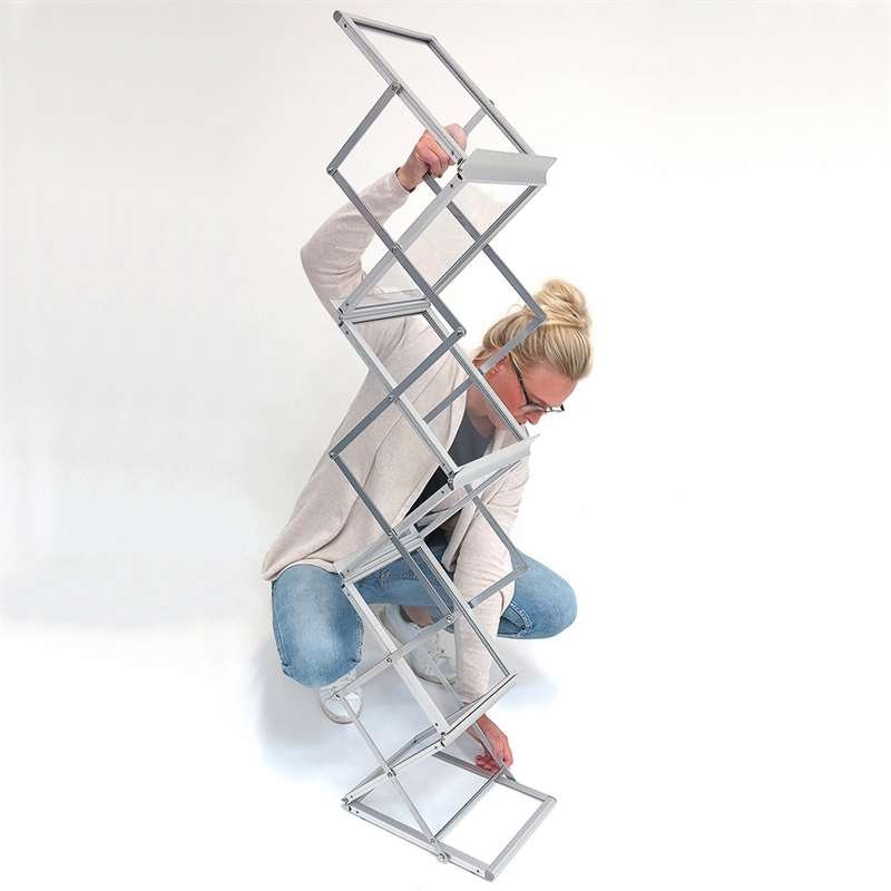 Flex Broschyrställ - 6xA4 - 21x29,7 cm