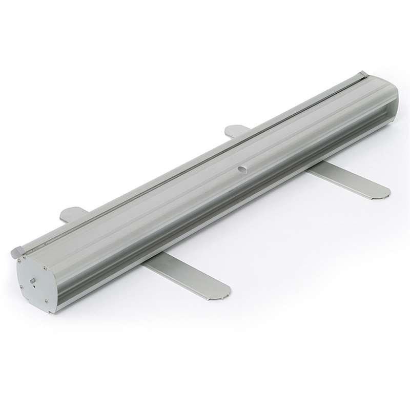 Eco Roll-up enkelsidig - 80x200 cm - silver - med banderoll och tryck