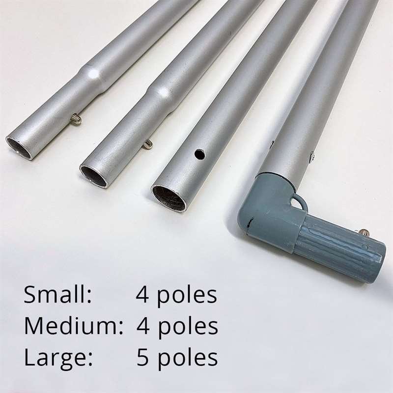 Beachflagga, Outdoor Square Flagga, Stort stangsystem