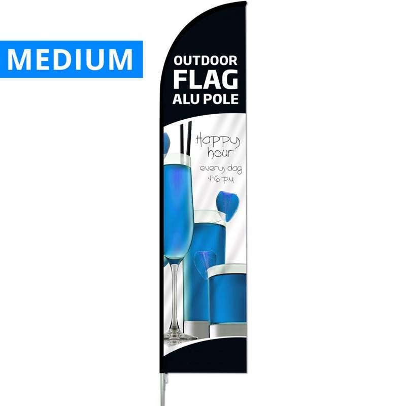 Utomhusflagga, basspö, Medium (utan fot och flagga)