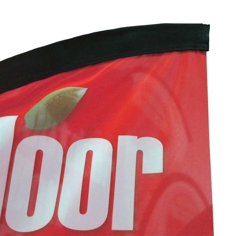 Utomhus Böjd Flagga - Medium - Inkl. flagga och Spike flaggbas